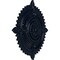 Ekena Millwork Haylynn Ceiling Medallion (Fits Canopies up to 1 1/4"), 29 1/8"OD x 1 1/4"ID x 4"P, Midnight Dream CM29HYMDF - alternate 3